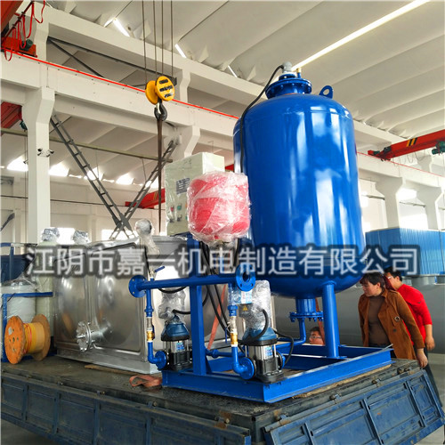 廣州客戶預(yù)定的定壓補(bǔ)水裝置，全自動(dòng)軟水器，不銹鋼水箱已發(fā)貨！